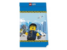 Dovanų maišeliai "Lego city" (4vnt.)